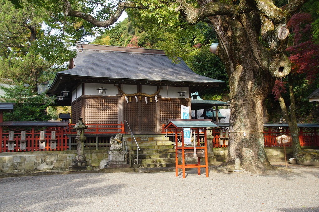 これは春日神社の本殿です。